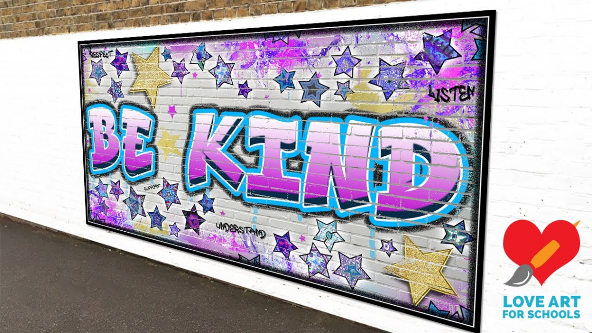 Be Kind Graffiti Wall