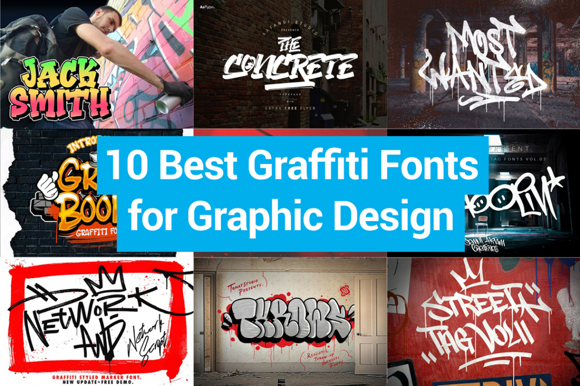 Best Graffiti Fonts for Graphic Design