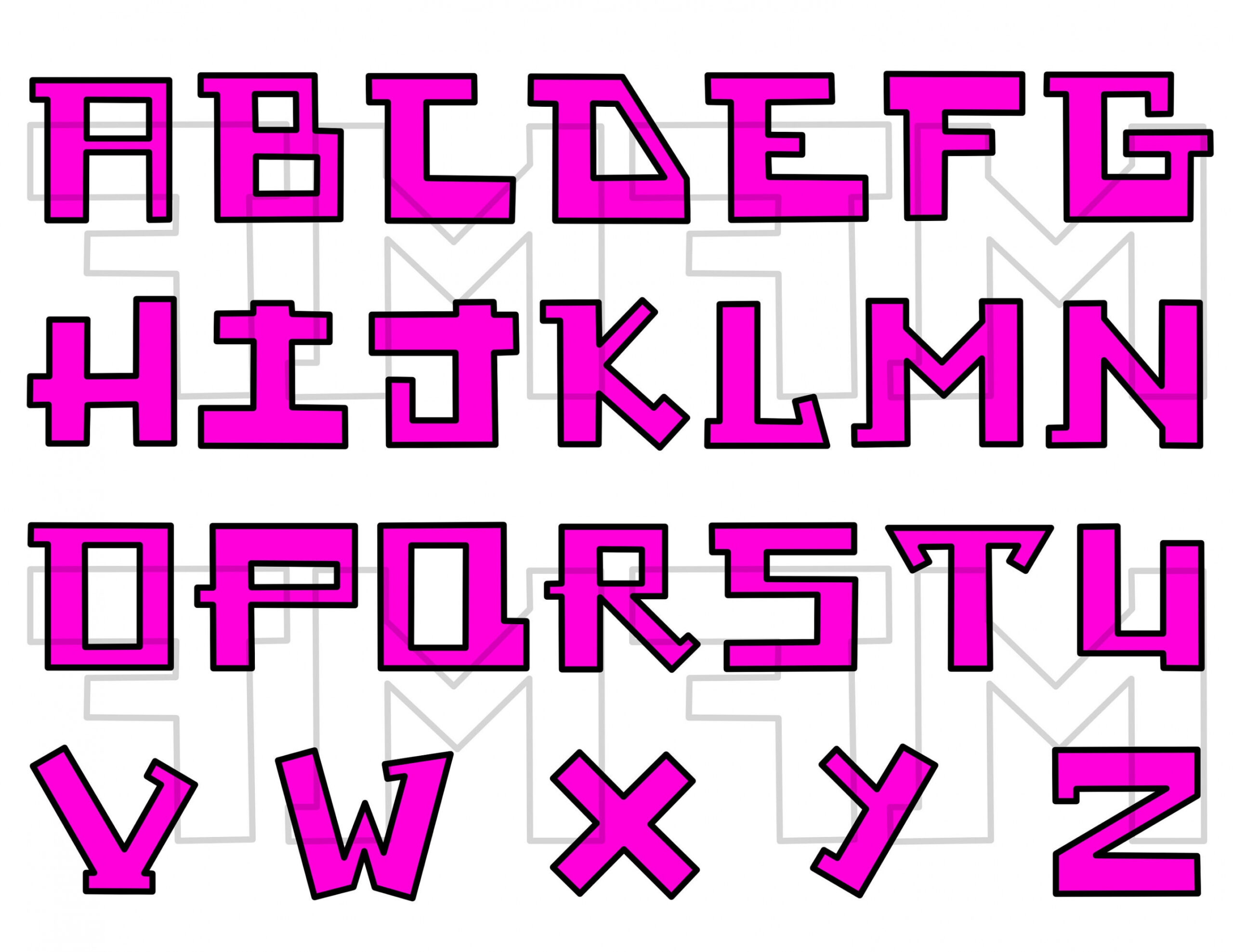 Box Block D Graffiti Urban Alphabet Stil Buchstaben SVG PNG - Etsy