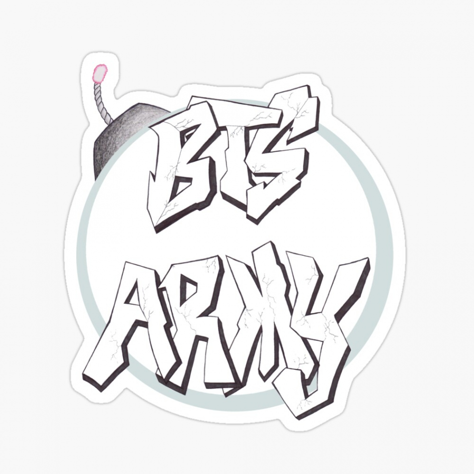 BTS ARMY Graffiti  Poster