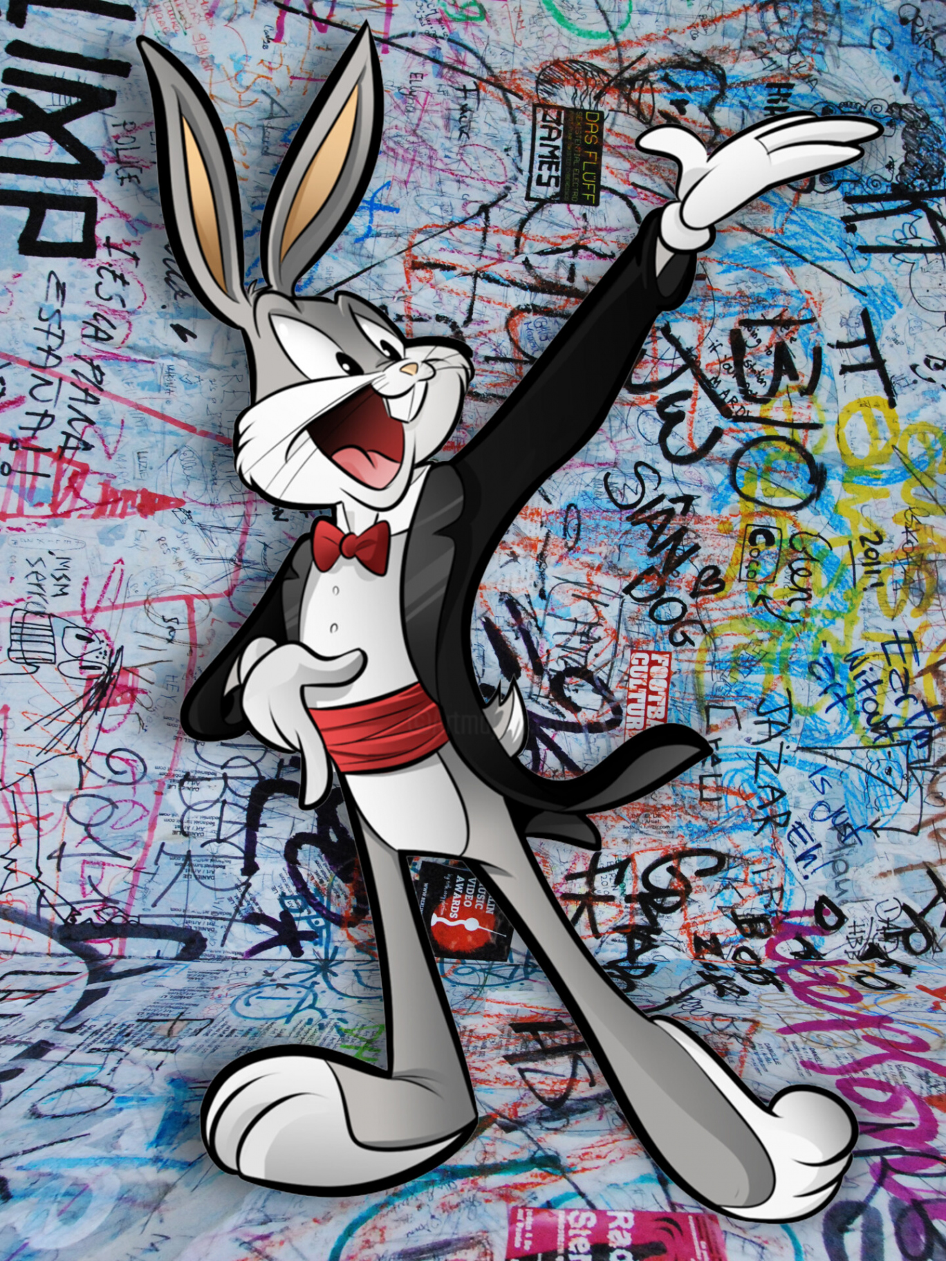 Bugs Bunny Pop Art Graffiti