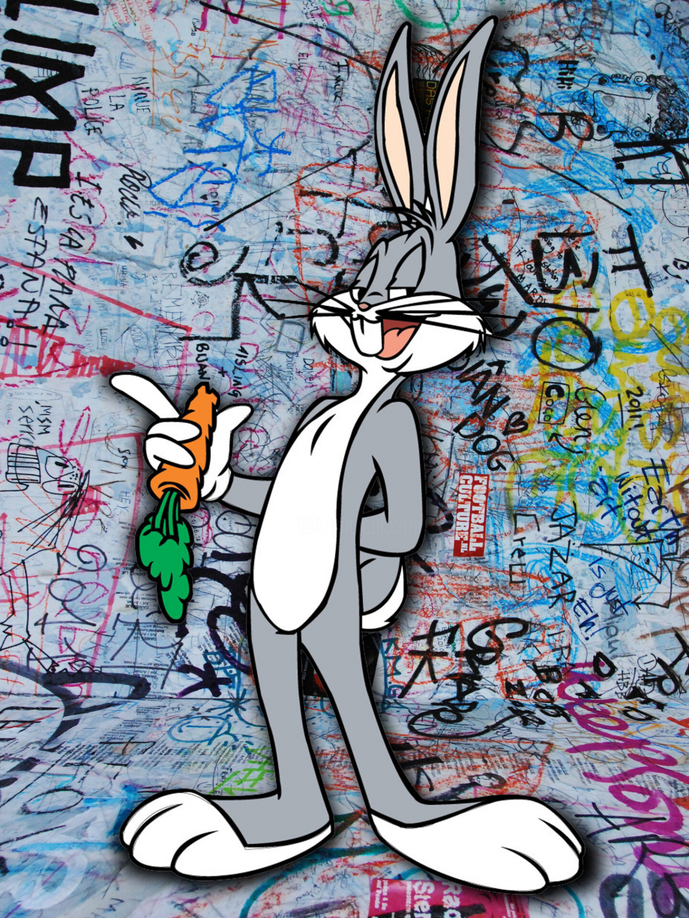 Bugs Bunny Pop Graffiti