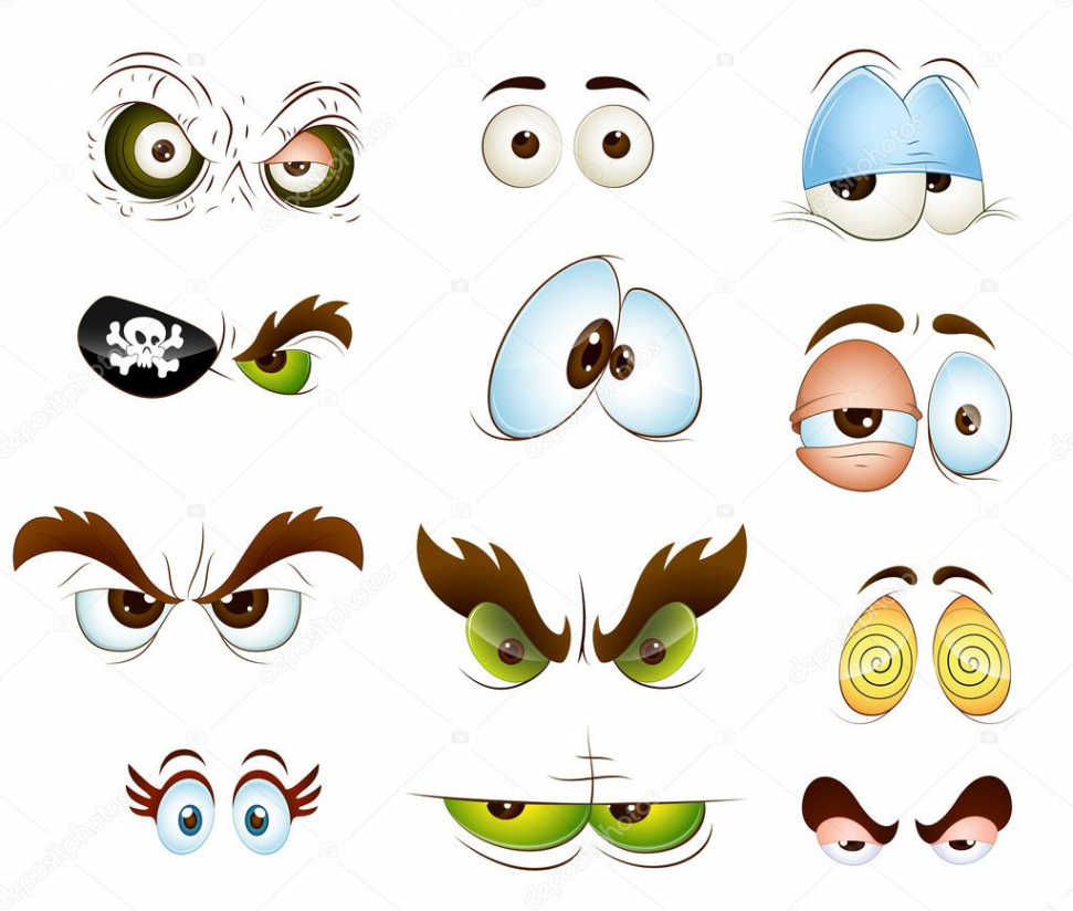 Cartoon Eyes Vectors Stock Vector by ©baavli