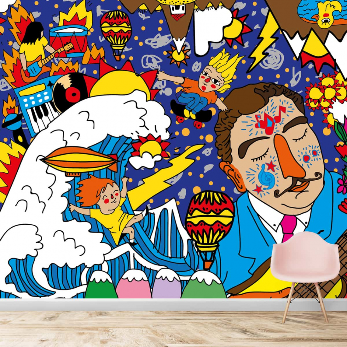 Colourful Graffiti Wallpaper for Modern Rooms  Life n Colors