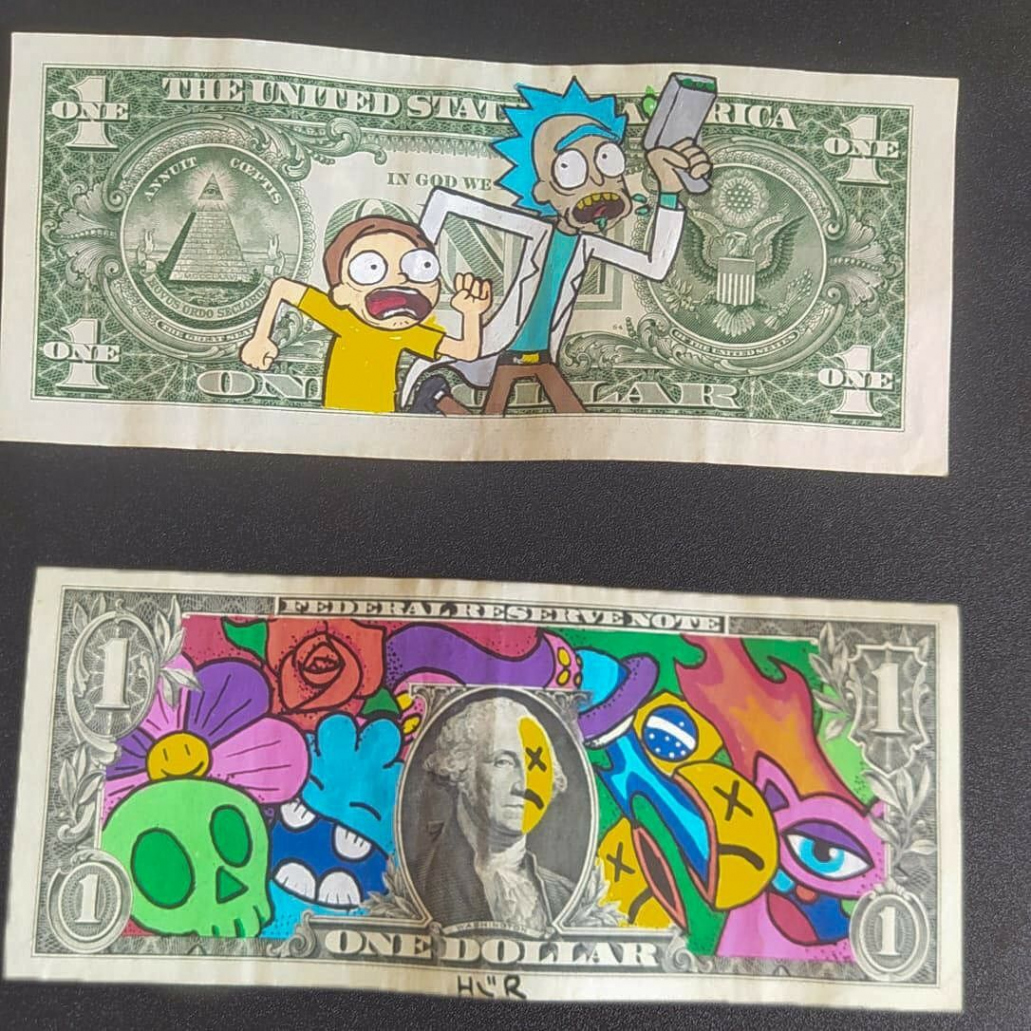 CUSTOM DOLLAR  Doodle art designs, Graffiti drawing, Graffiti