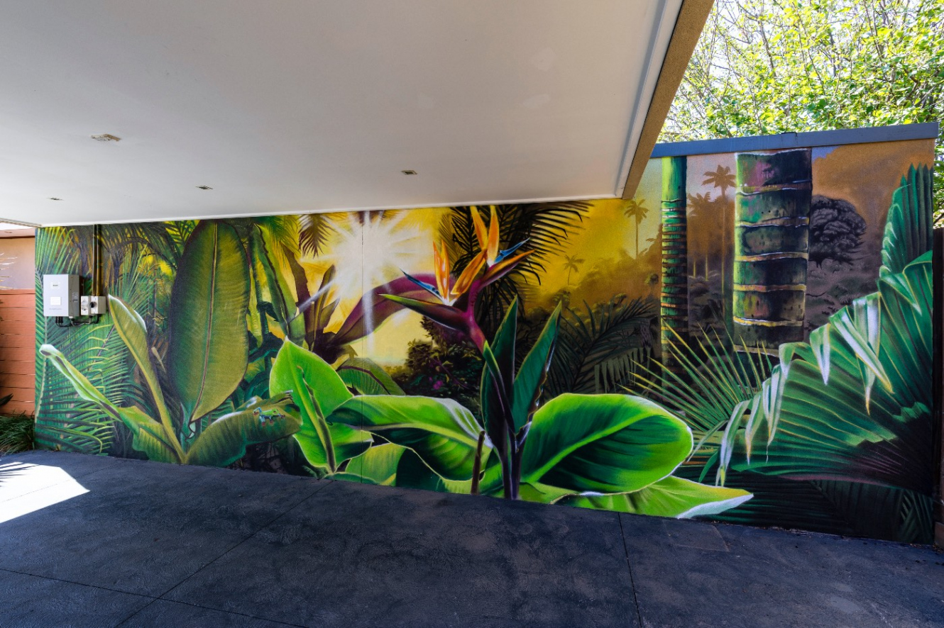 Degrees Art  Jungle Boogie Mural Artwork