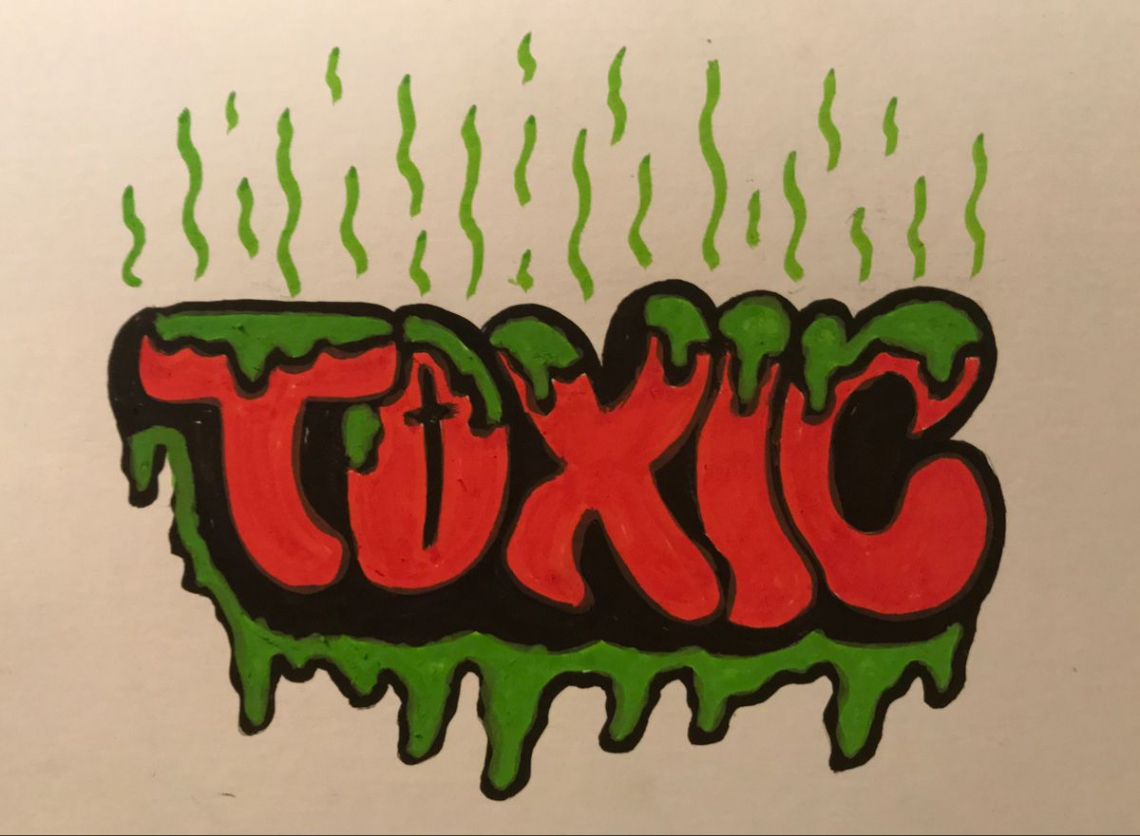 EyeAm: Toxic  Graffiti de rua, Idéias de pintura de parede