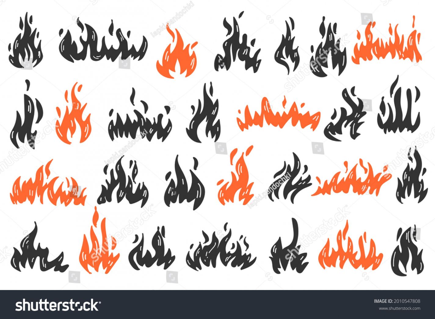 , Fire Doodle Images, Stock Photos, D objects, & Vectors