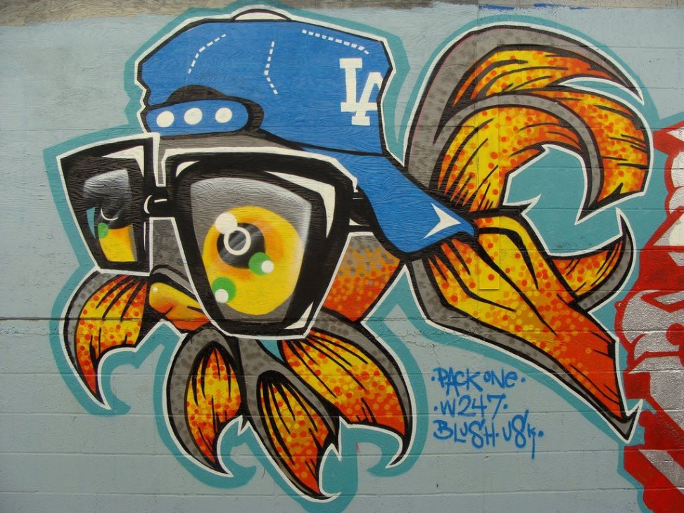 fishy :)  Graffiti art, Street art, Street art graffiti