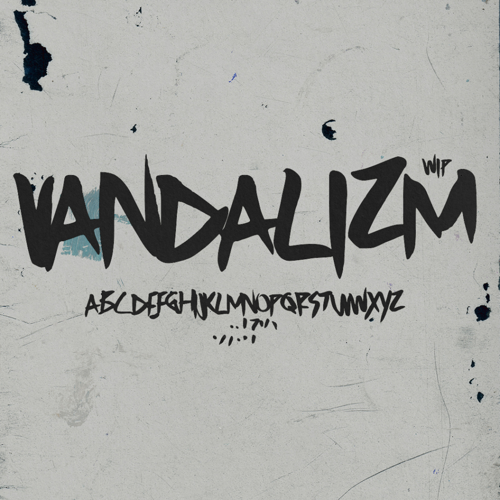 Free Font - Vandalizm font AAA free download