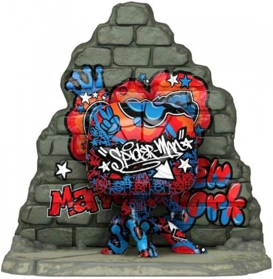 Funko Pop Deluxe  Marvel Spider-Man Graffiti Street Art - Exclusive  Edition #