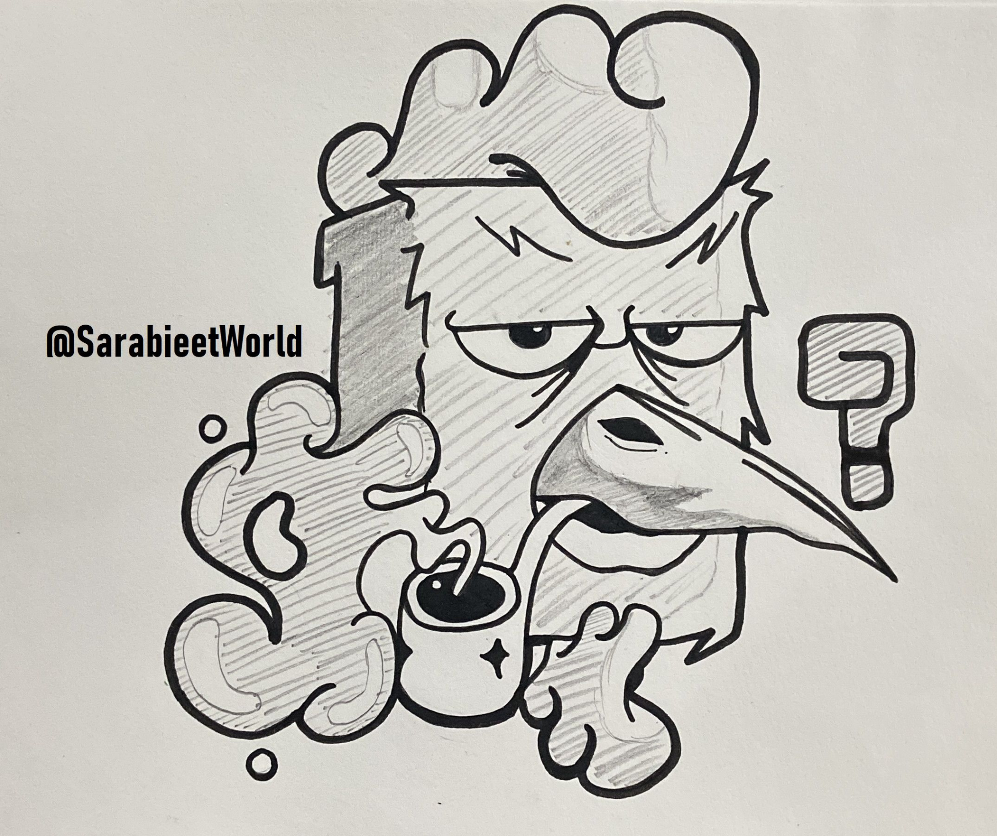 Funny Graffiti Character Tutorial  Easy graffiti, Graffiti