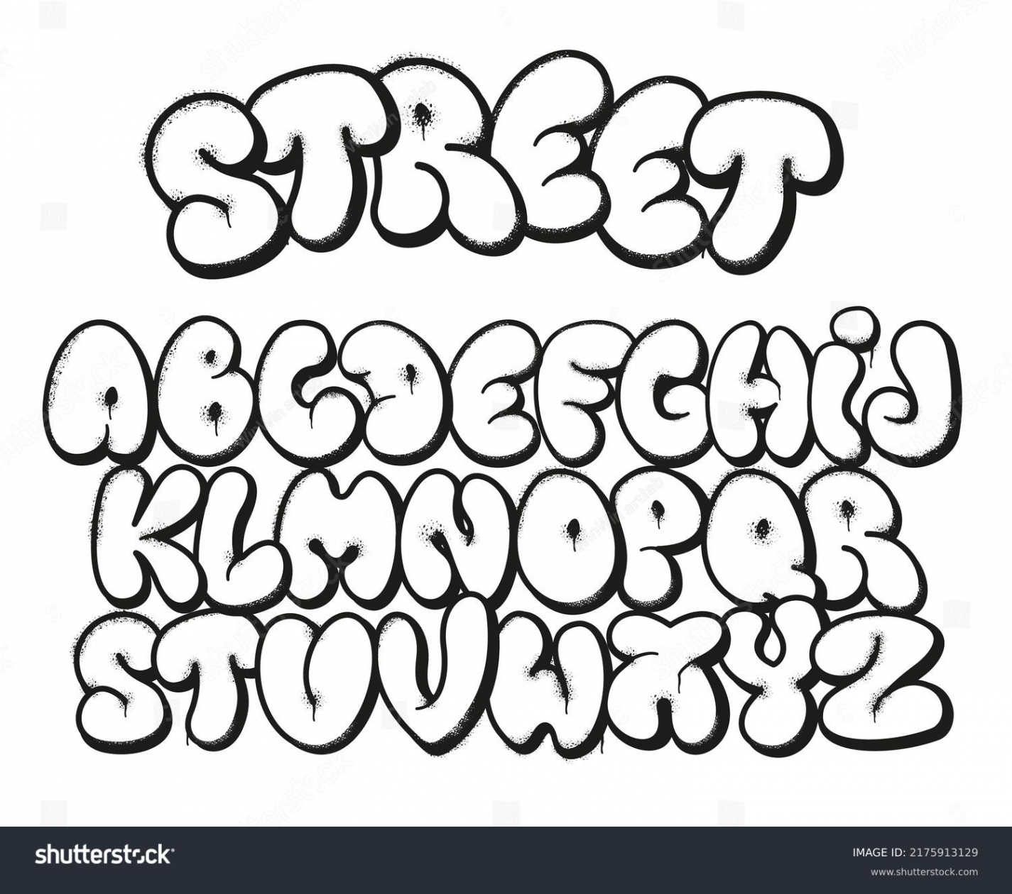 , Graffiti Alphabet Images, Stock Photos, D objects