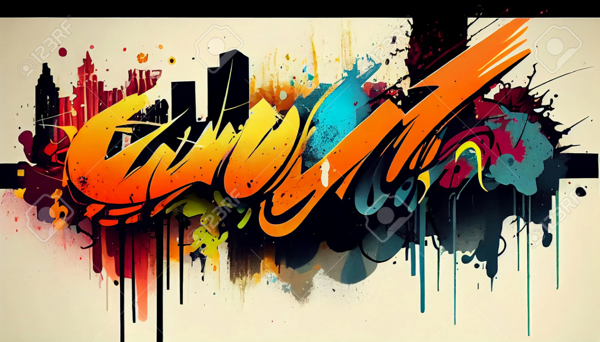 Graffiti Art" Draws Inspiration From The Vibrant And Edgy