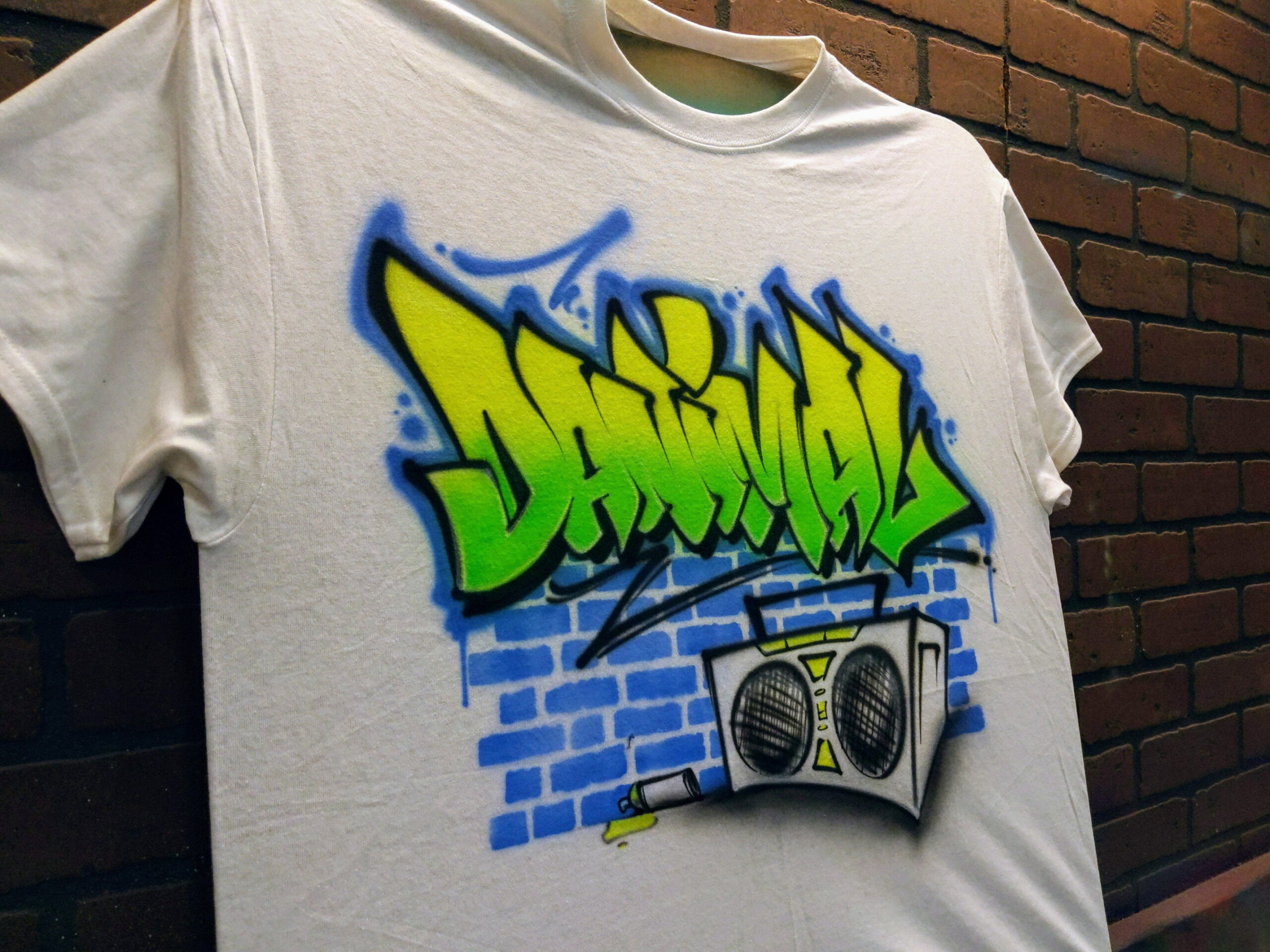 Graffiti Design personalisierte Airbrush T-Shirt - Etsy