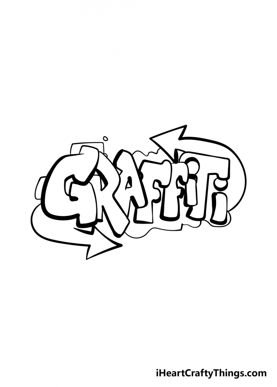 Graffiti Drawing - How To Draw Graffiti Step By Step