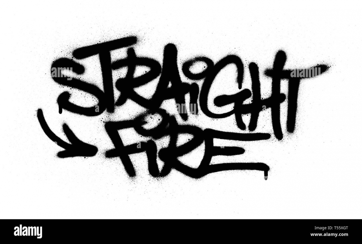 Graffiti fire tag Stock Vector Images - Alamy