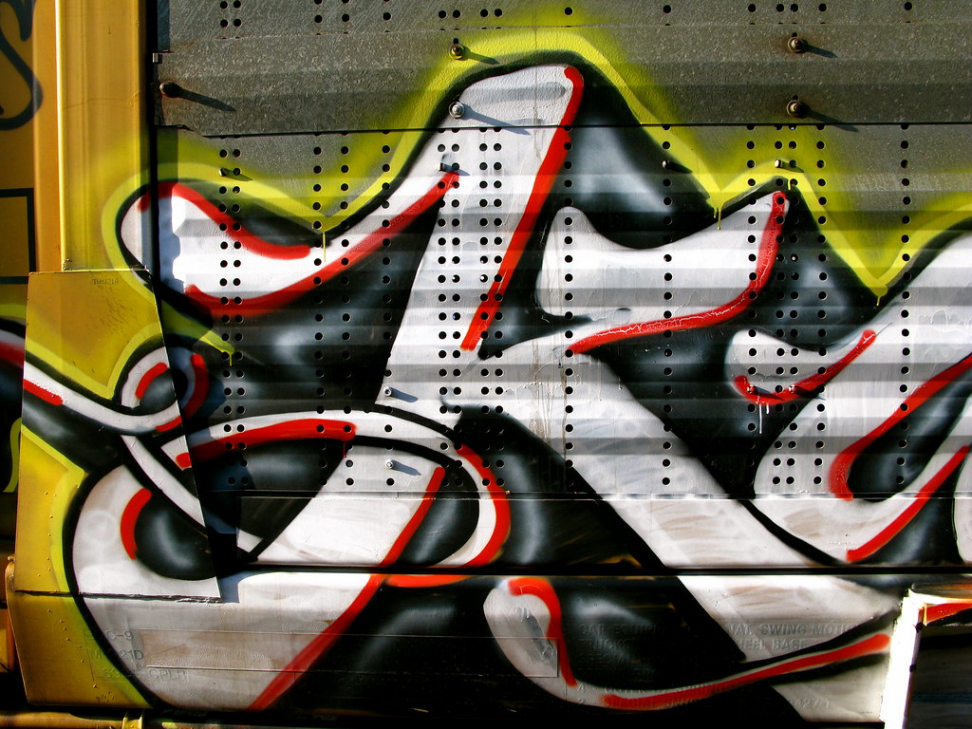 Graffiti letter "K"  The letter K