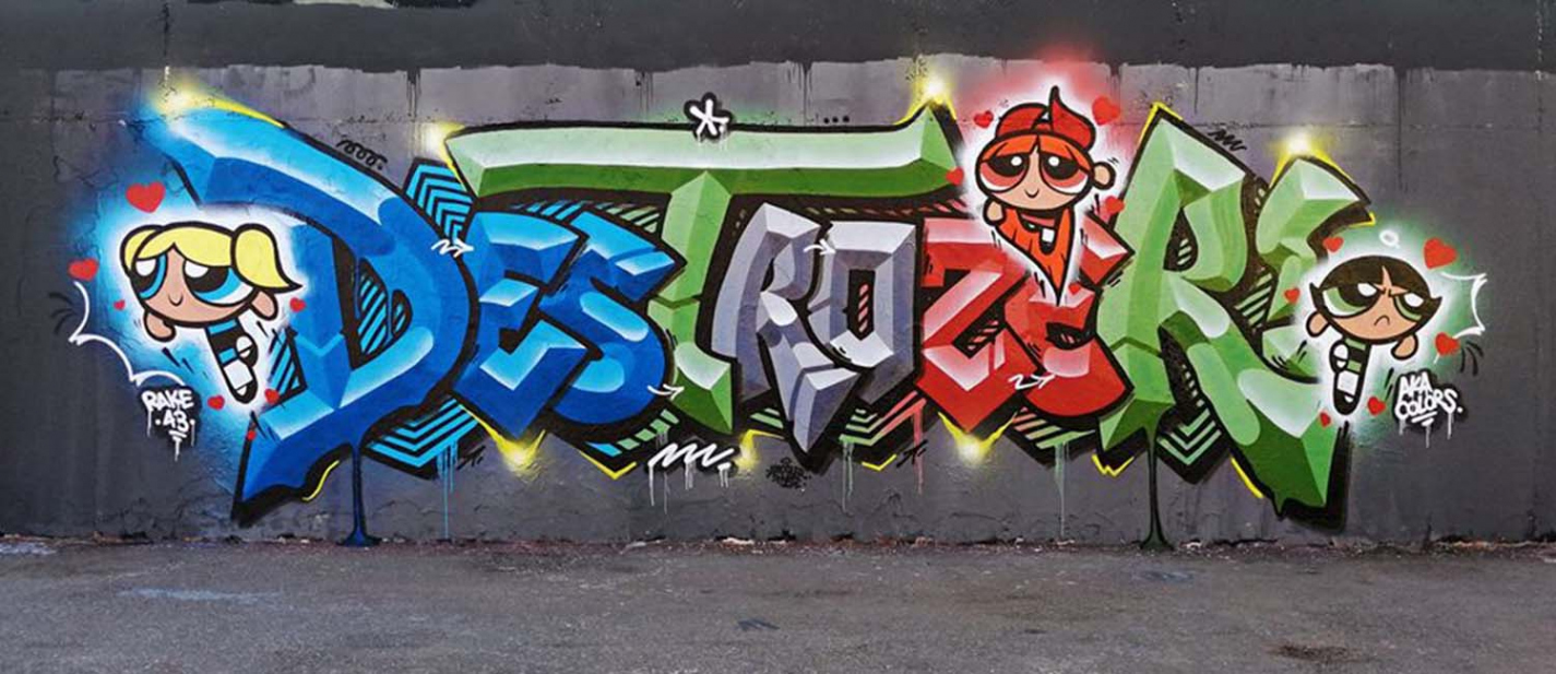 Graffiti letters & typography that you should introduce in your