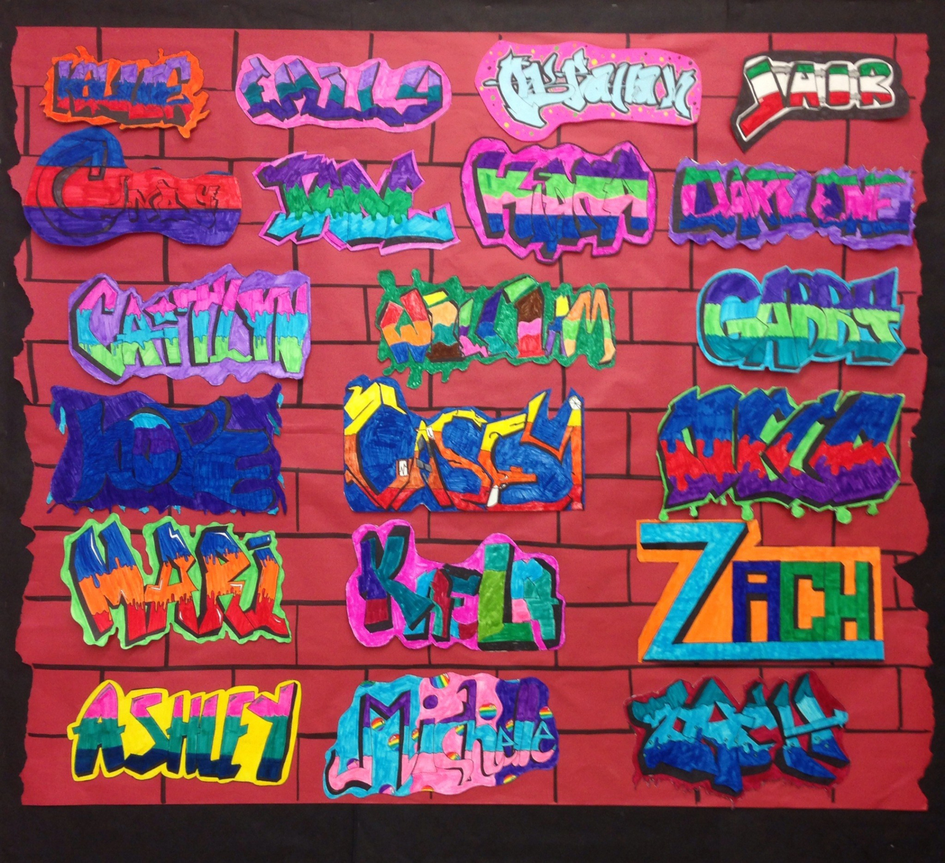 Graffiti Name Art Lesson + Ideas About Graffiti Names On