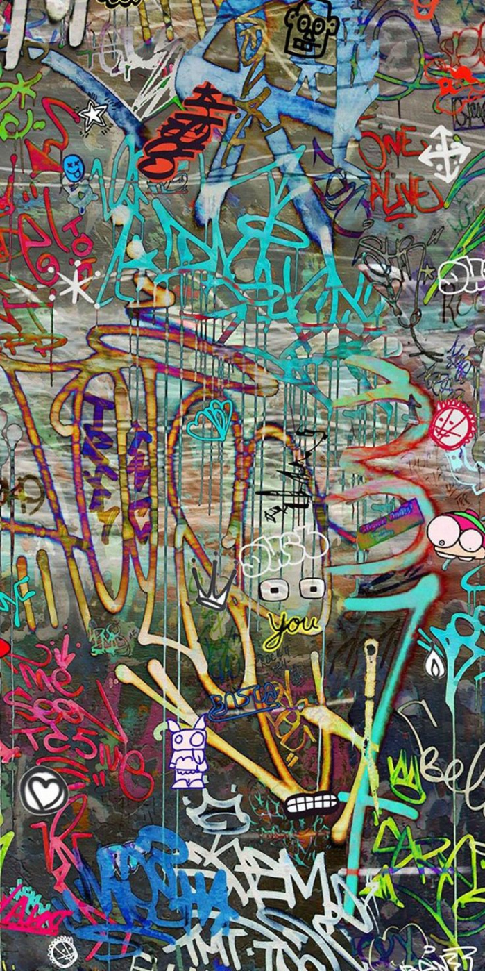 graffiti phone wallpapers colorful background  Graffiti wallpaper