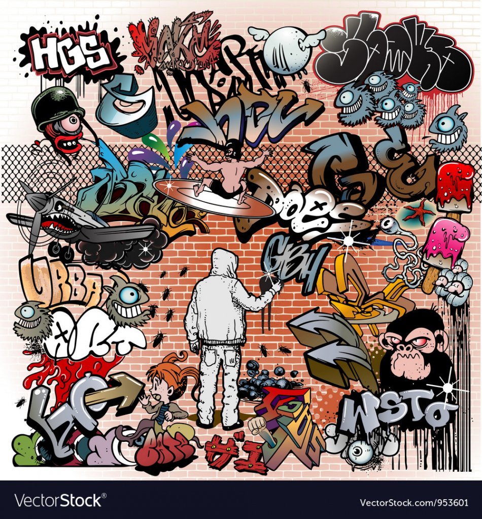 Graffiti Royalty Free Vector Image - VectorStock