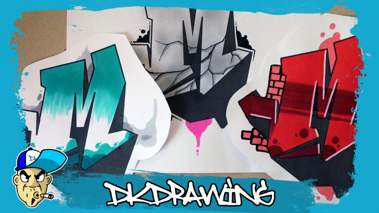 Graffiti Tutorial for beginners -  ways of graffiti fill ins & outlines  (/)