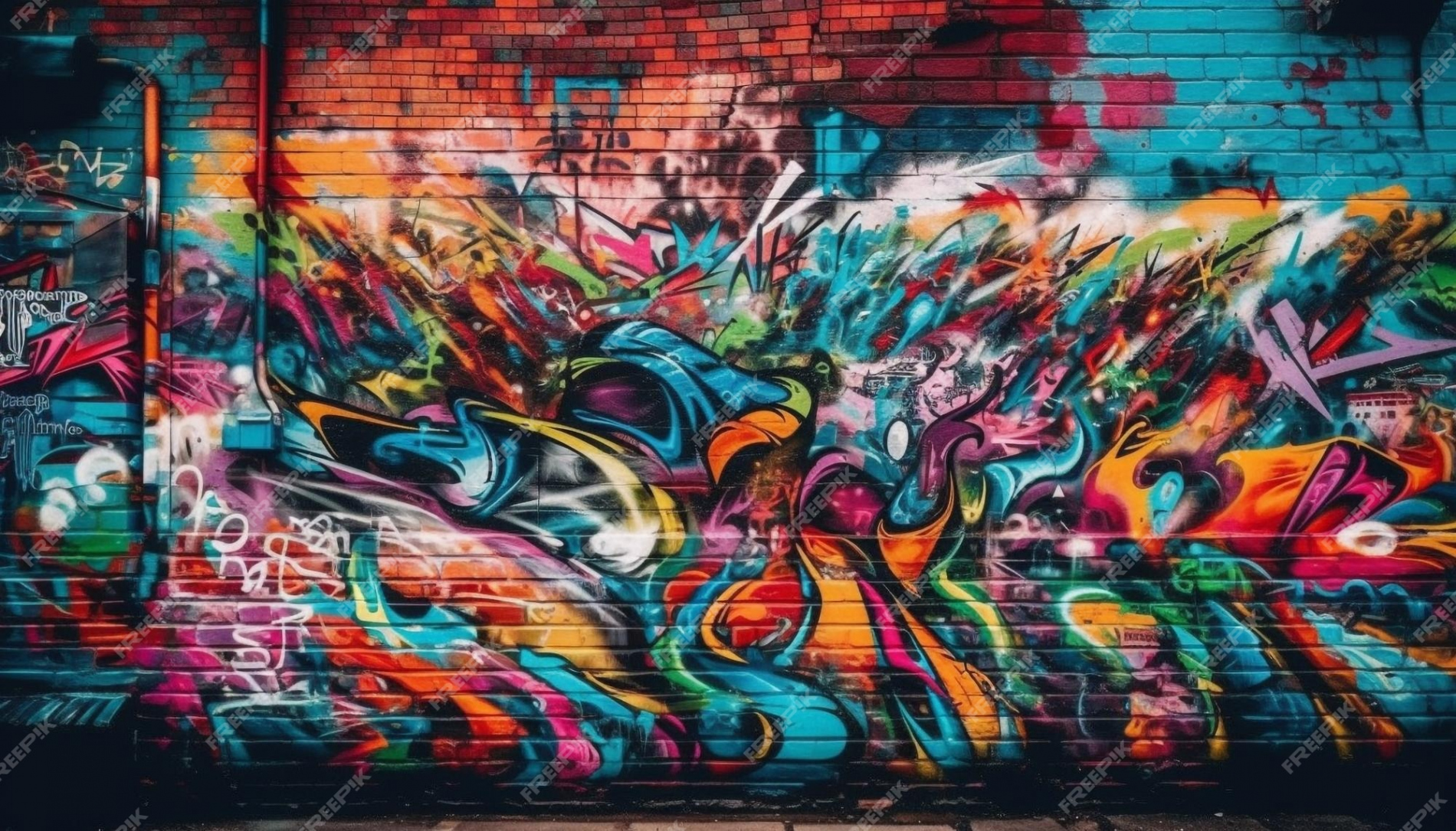 Graffiti Wall Bilder - Kostenloser Download auf Freepik