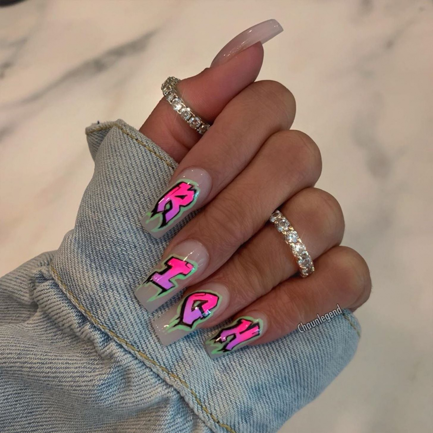 Grafitti Nail Art  POPSUGAR Beauty UK