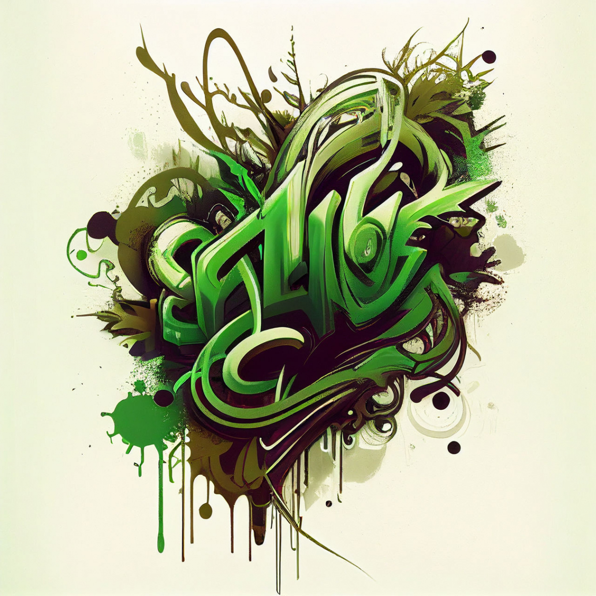 green wildstyle graffiti by maxier on DeviantArt