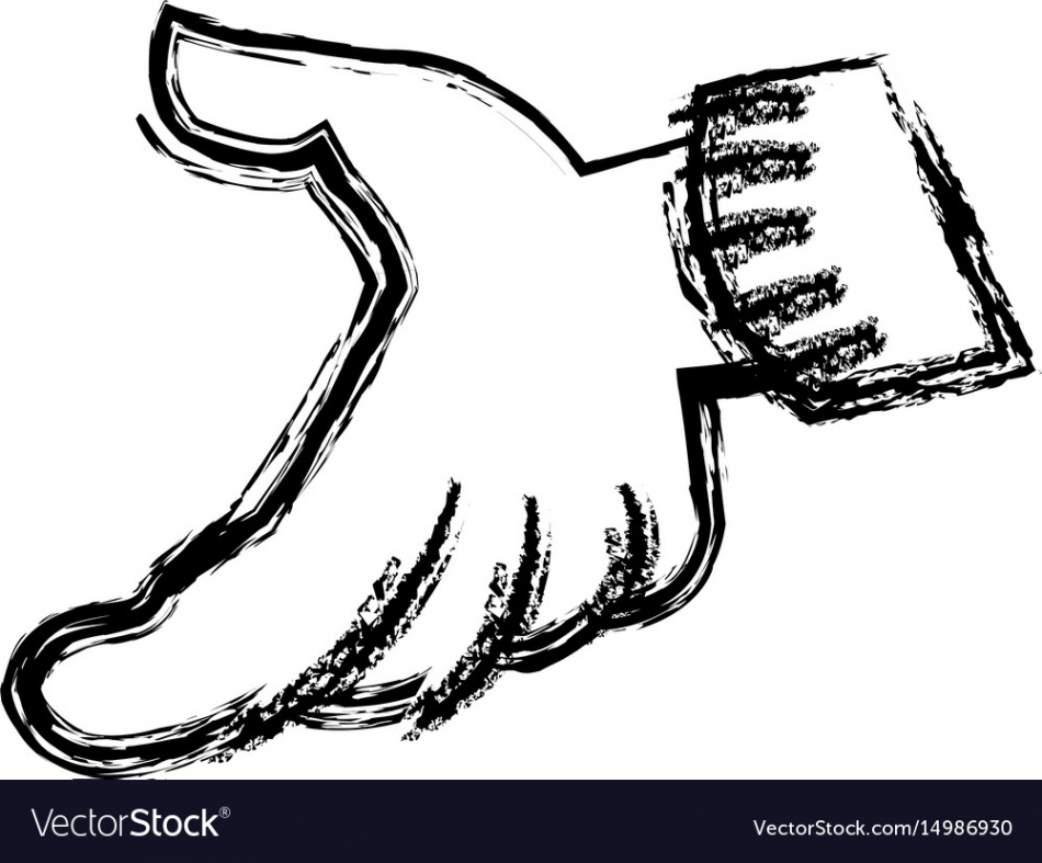 Hand graffiti art comic style icon Royalty Free Vector Image