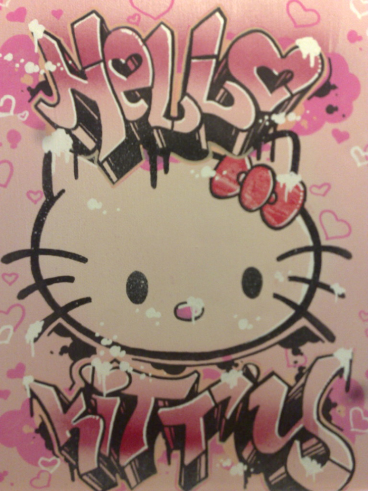 Hello Kitty  Graffiti Artist & Vandal For Hire  Flickr