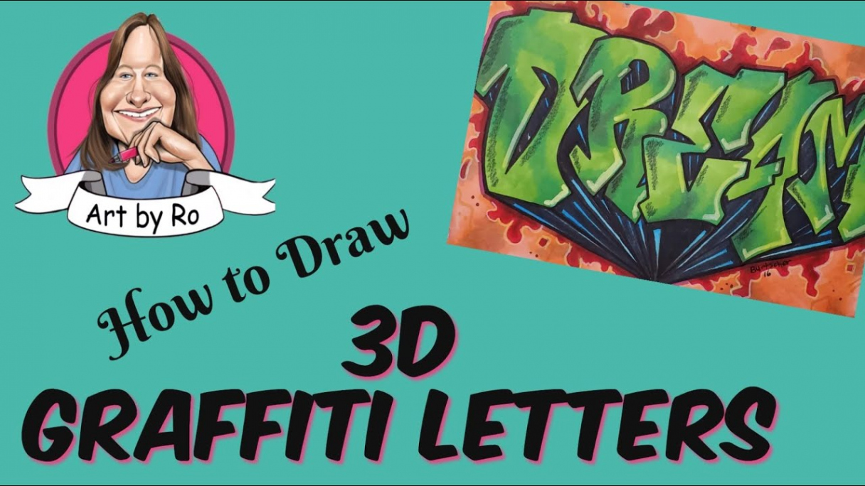 How to Draw D Graffiti Letters