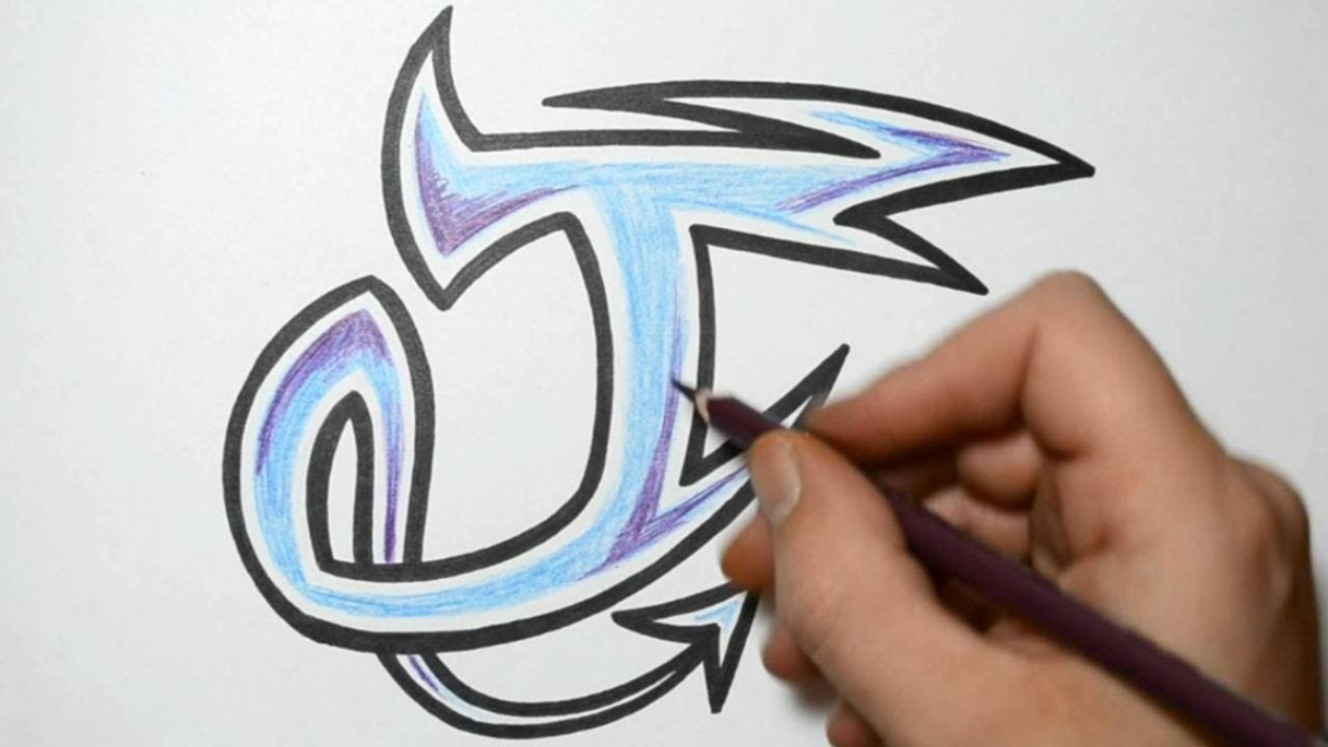 How to Draw Graffiti Characters - Letter J  Graffiti drawing, Graffiti  characters, Graffiti lettering