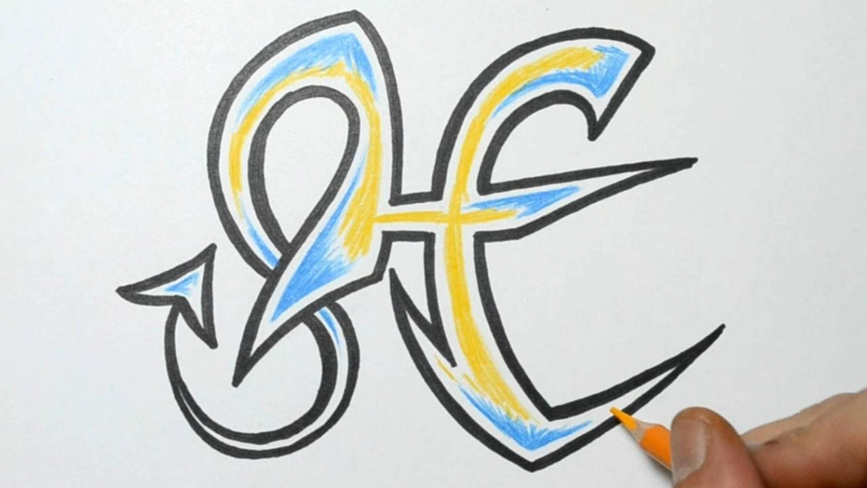 How to Draw Graffiti - Letter H