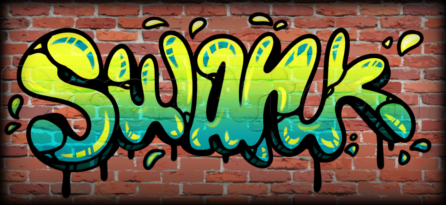 How to Draw Swank Graffiti, Step by Step, Graffiti, Pop Culture