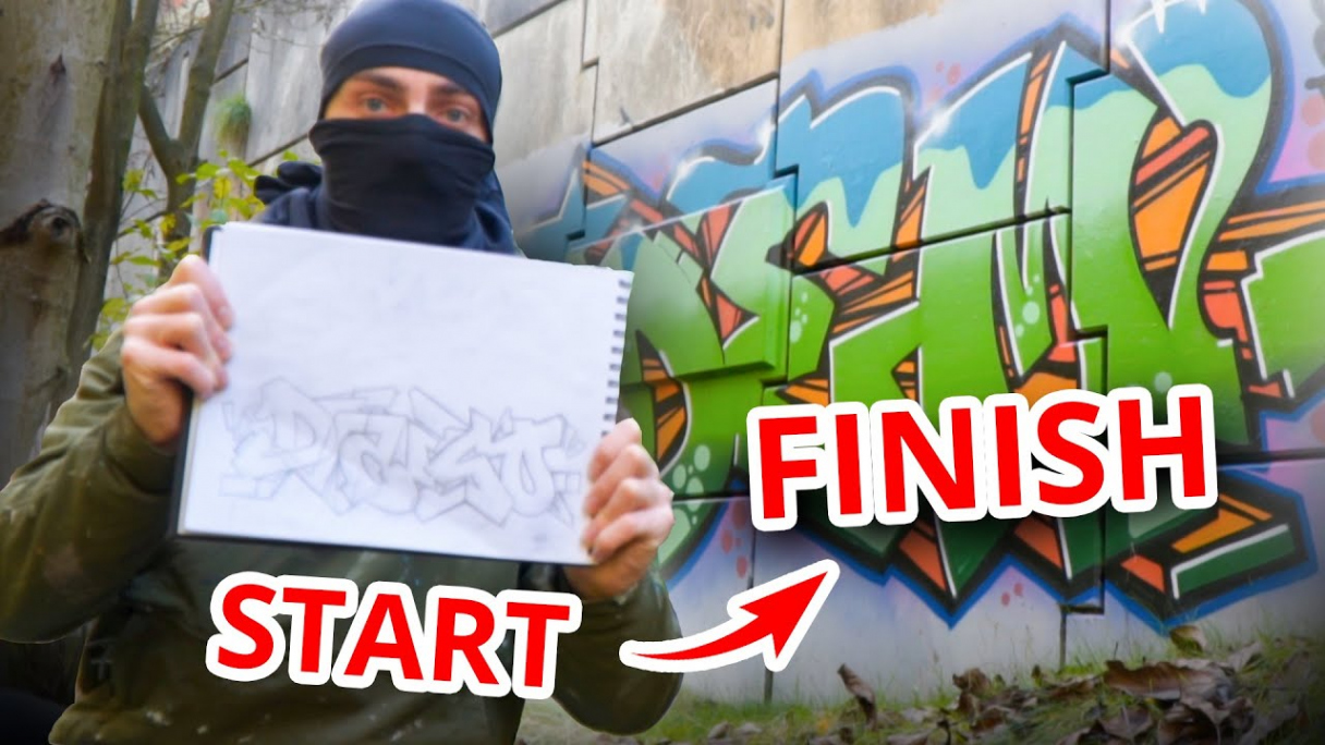 How to Make Graffiti Art  Easy Lessons on Graffiti Art