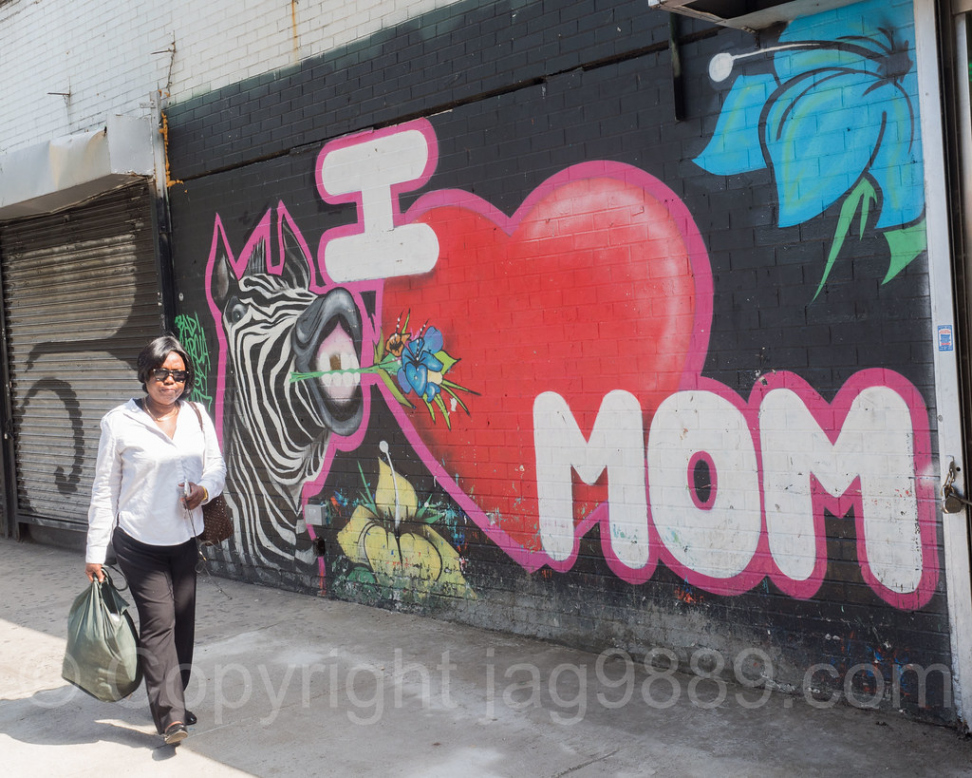 I Love Mom" Mural, Marble Hill, New York City  jag  Flickr