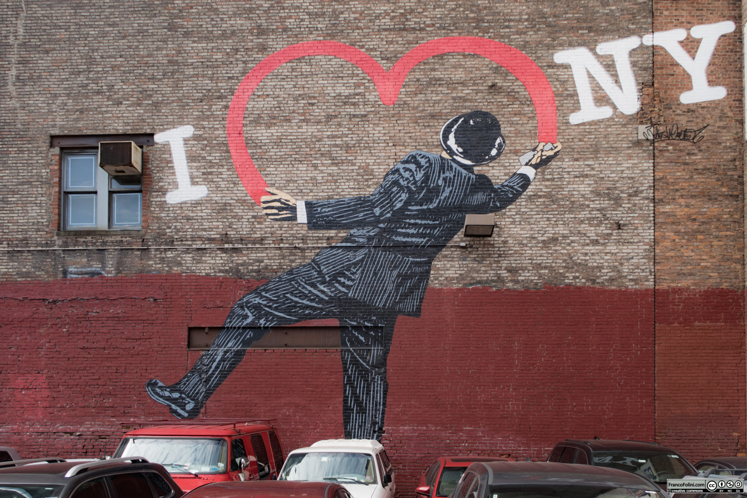 I Love New York” mural by Nick Walker – Franco Folini