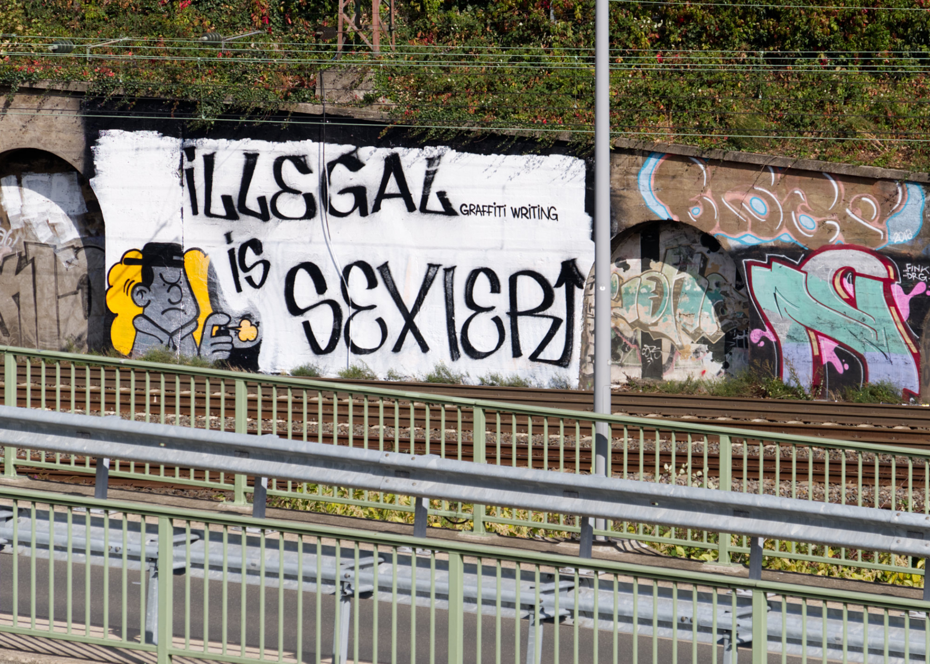 ILLEGAL (GRAFFITI WRITING) IS SEXIER! by Unknown - Street Art Cities