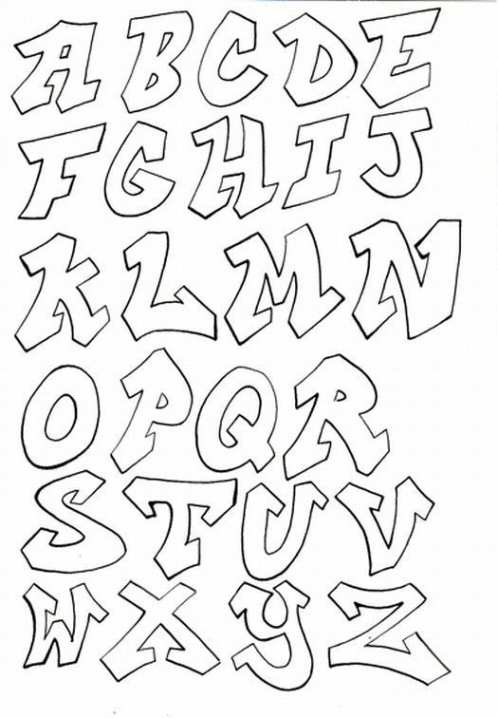 Image result for how to draw graffiti letters step by step for