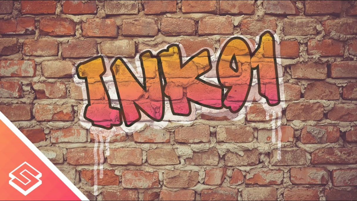 Inkscape for Beginners: Graffiti on a Brick Wall