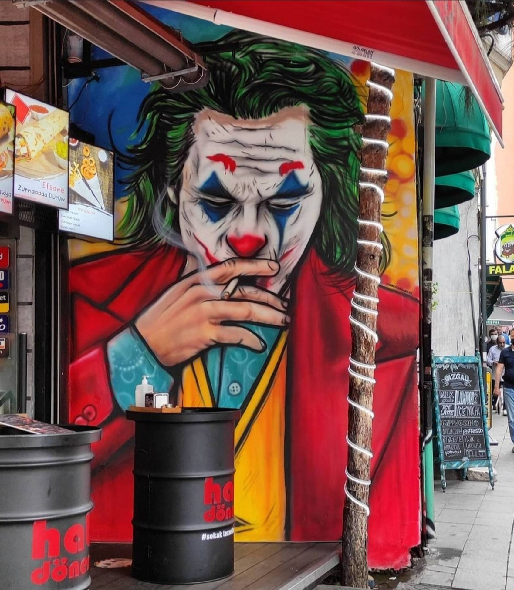 Joker by Unknown - Street Art Cities