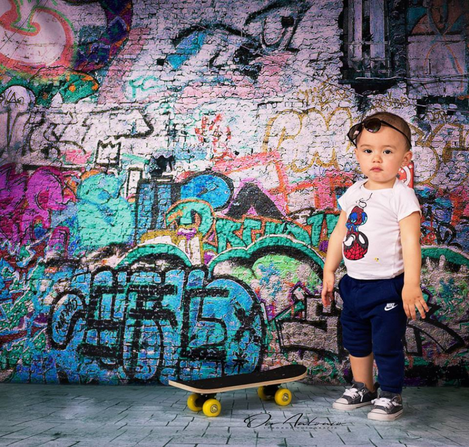 Kate Broken Walls Printed For Children Graffiti Photography Background