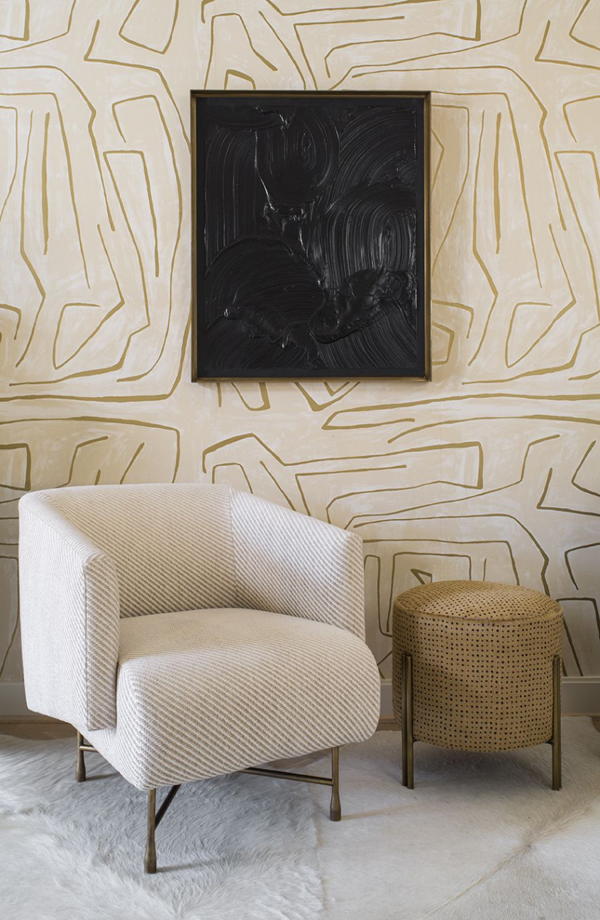 KELLY WEARSTLER  GRAFFITO WALLPAPER