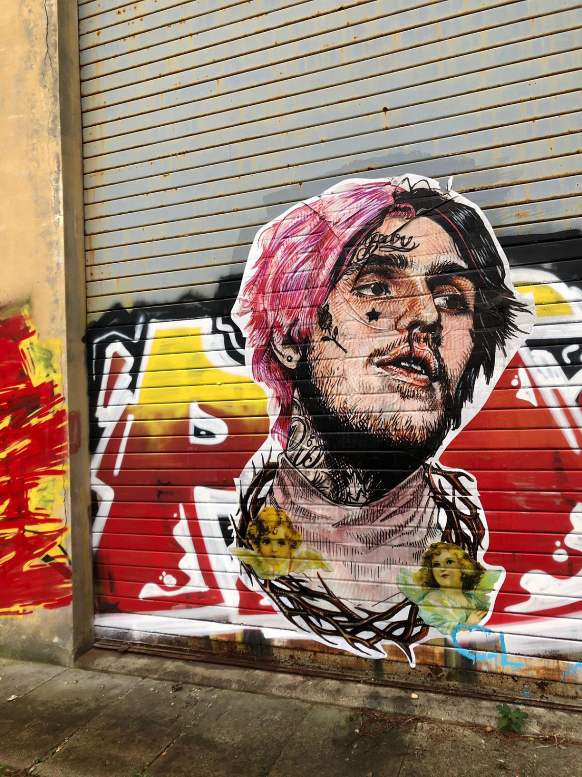 lil peep wall on Behance