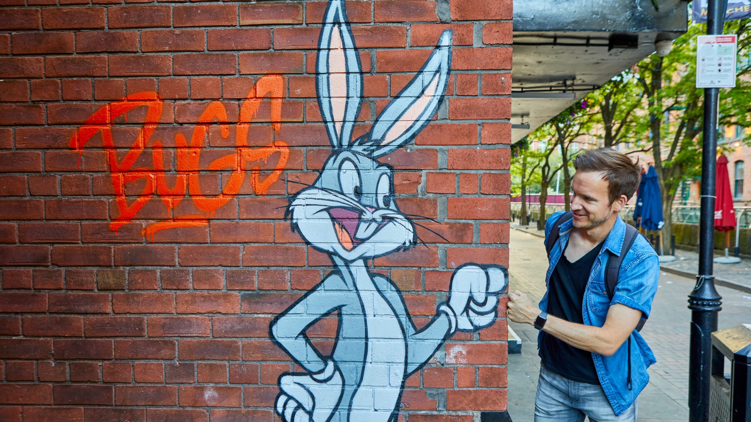 Looney Tunes characters pop up on street art trail in Manchester