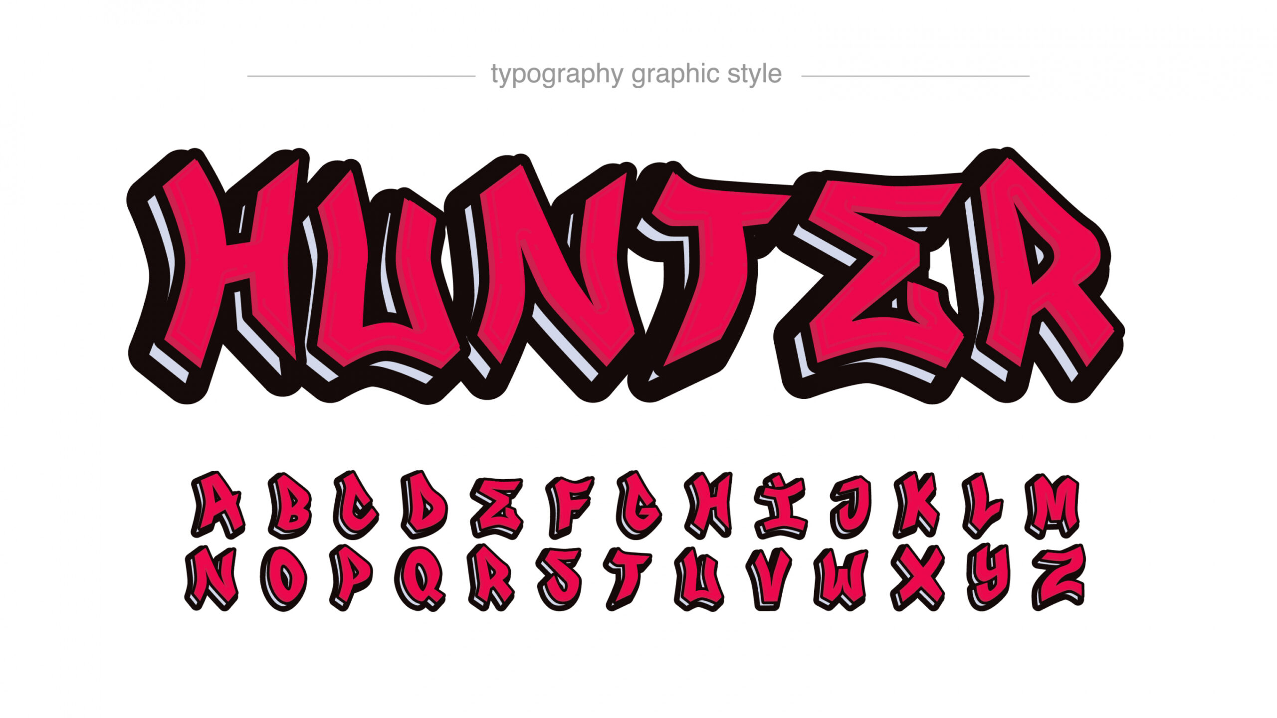 Modern Red Graffiti Tag Text Effect  Vector Art at Vecteezy