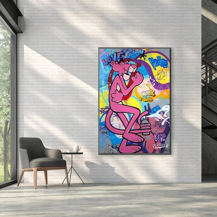 Modern Street Graffiti Art Posters Print Personalised Canvas