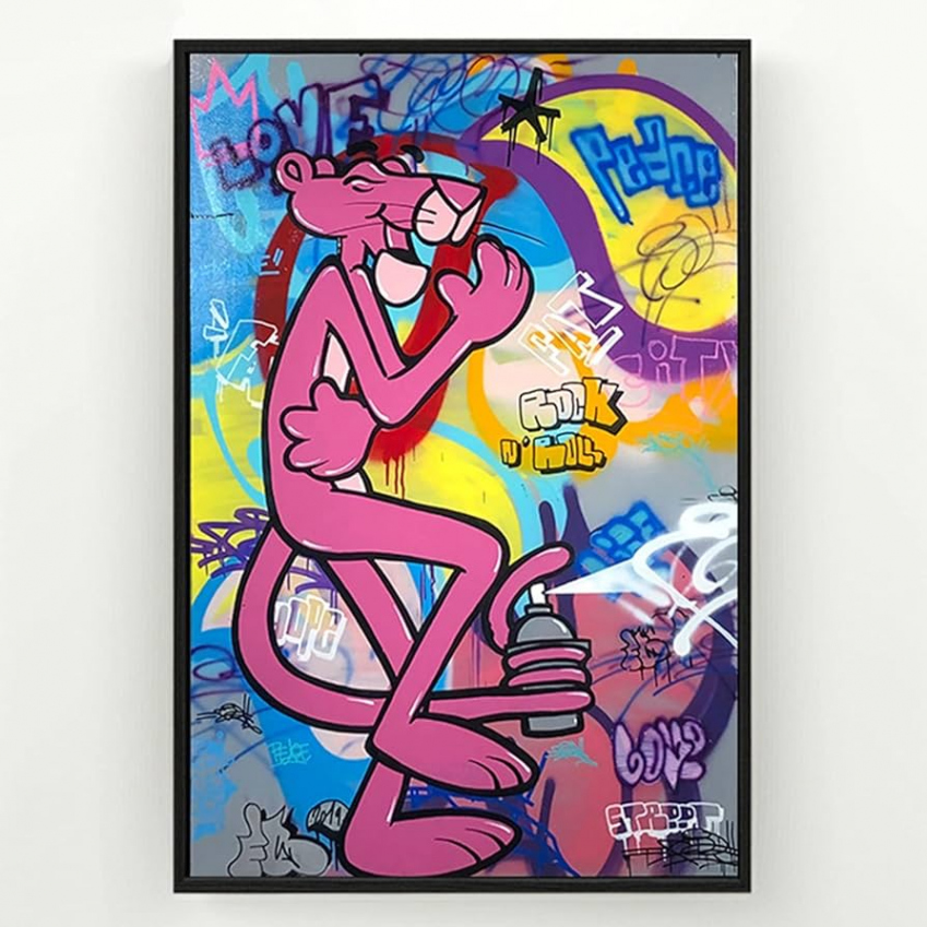 Modern Street Graffiti Art Posters Print Personalised Canvas